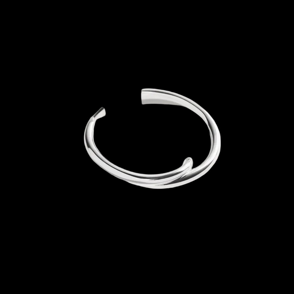 Silver Open Cuff Bracelet